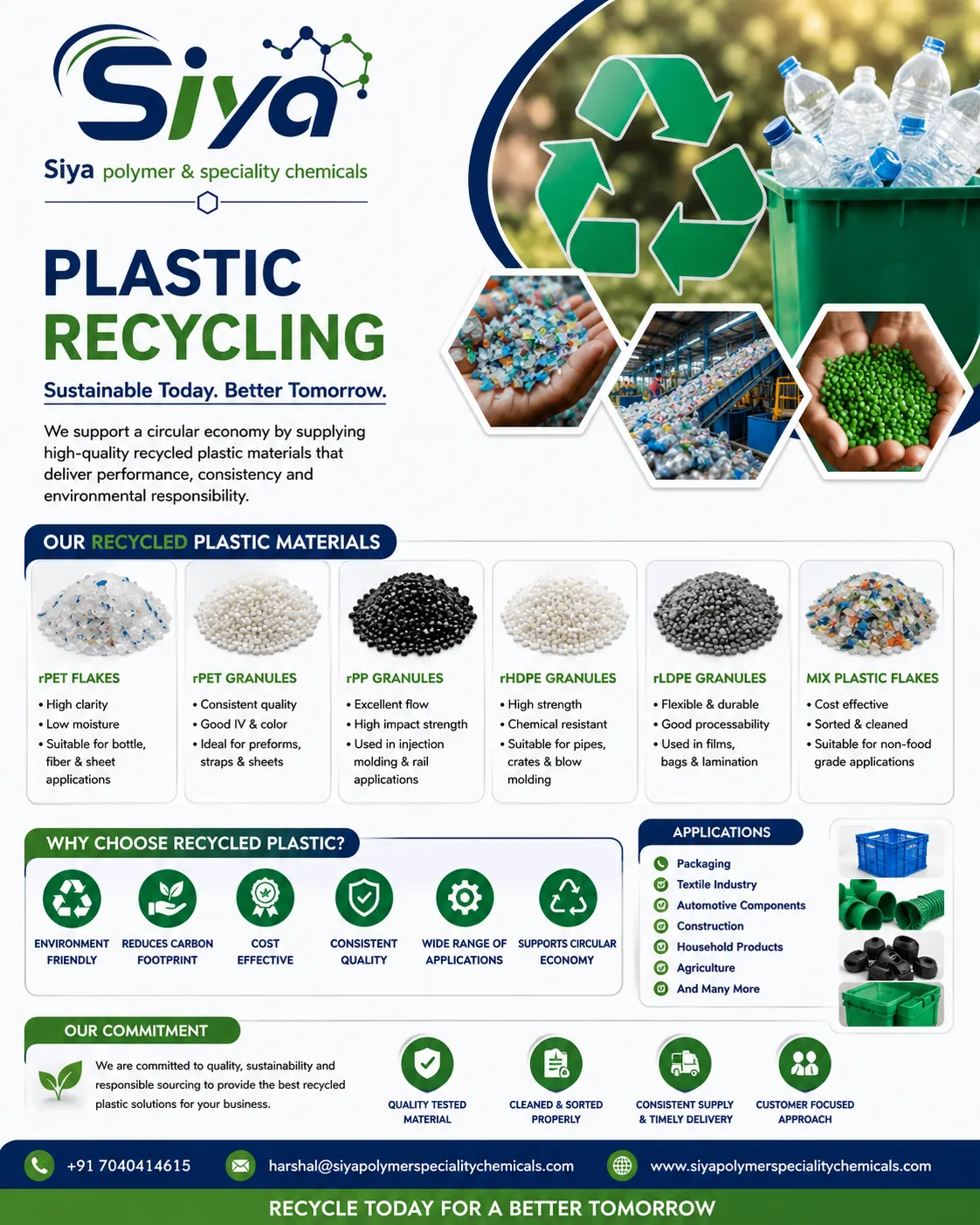 Plastic Recycling RPET Recycled Polymer Maharashtra